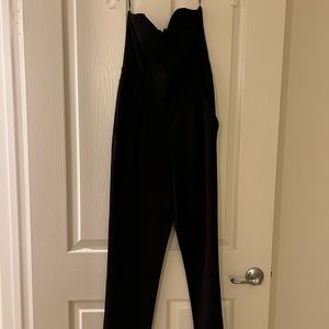 Express Black Sleeveless Jumpsuit